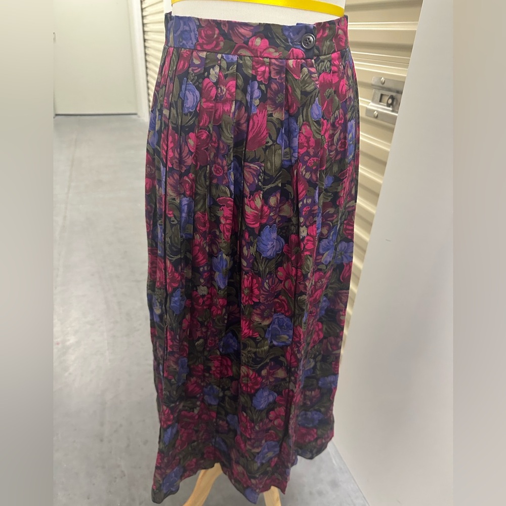Brooks Brothers Midi Skirt - Multicolor Floral